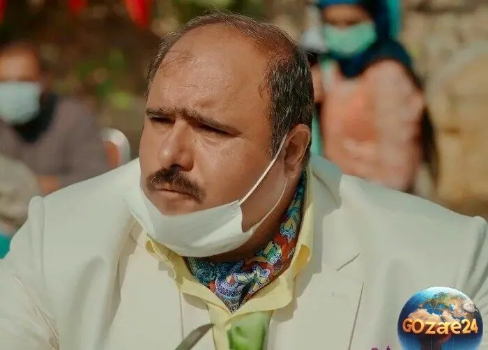تصاویر جشن تولد ساده و بامزه کاظم نوربخش بازیگر نون خ با کیک خنده دار و لحظات خاص