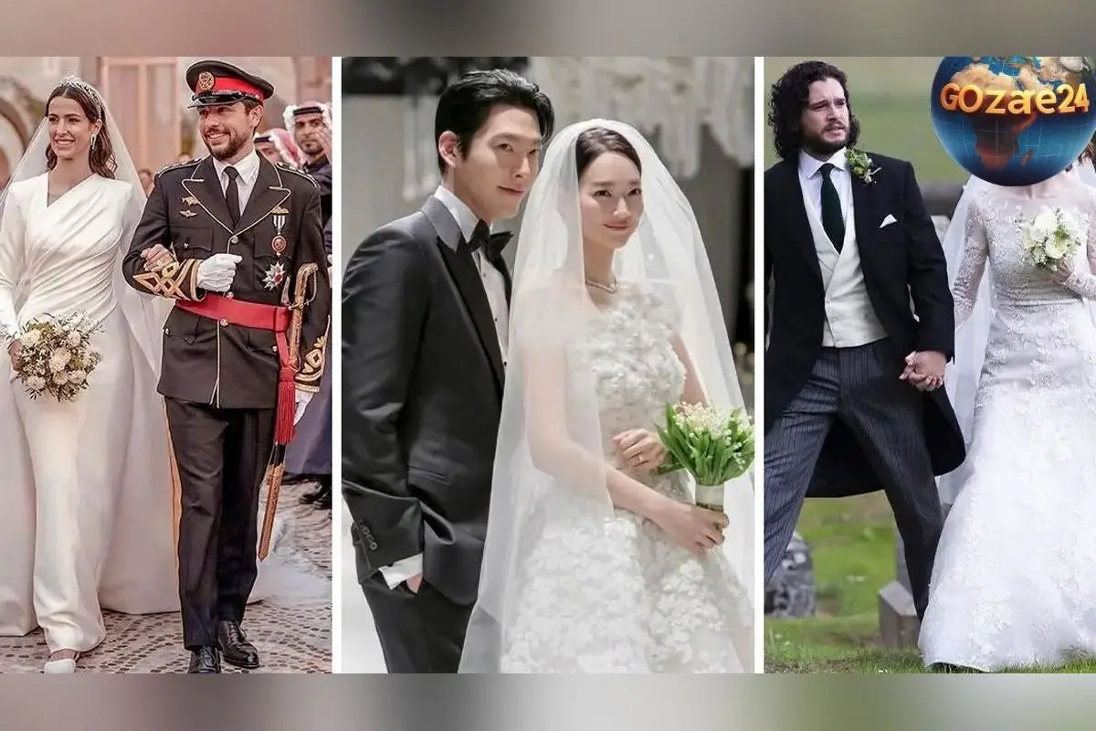 از ستاره‌های کره‌ای تا شاهزادگان اردن؛ لباس‌های عروس لوکس و منحصربه‌فرد الی صعب در روزهای خاص + تصاویر