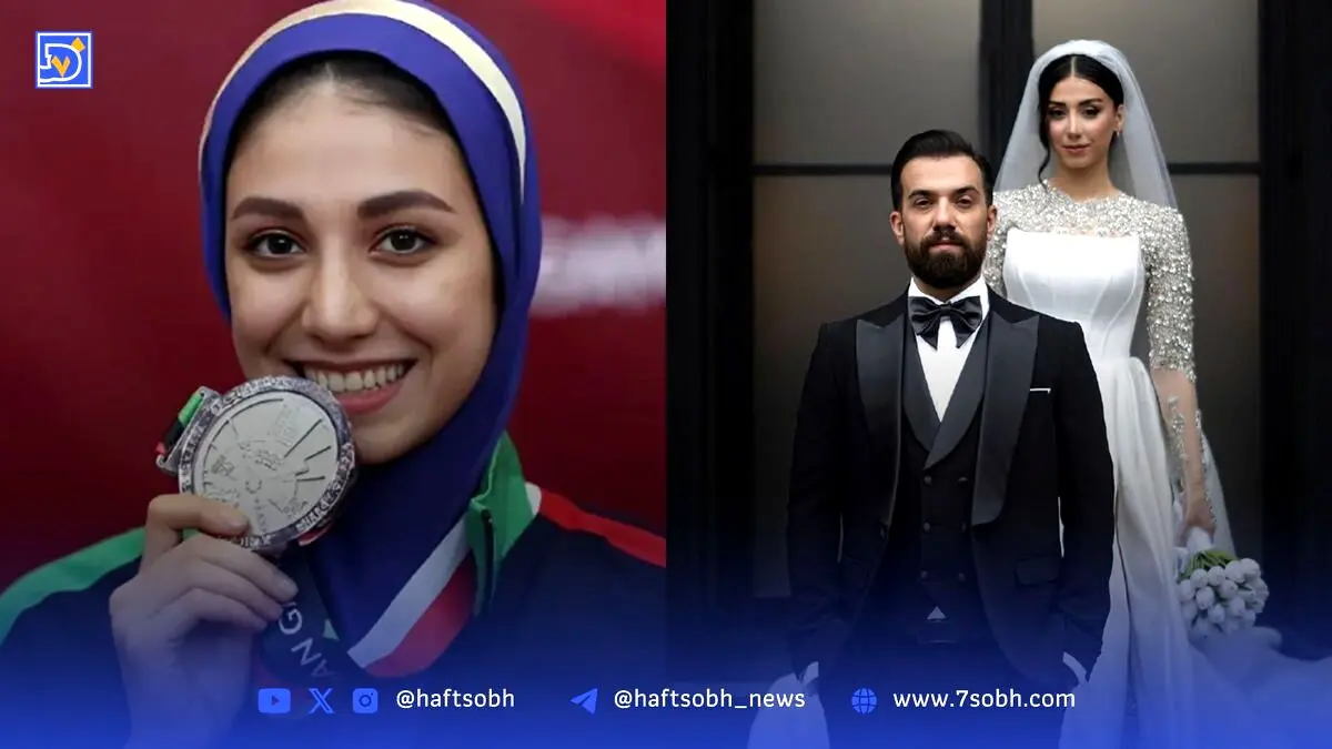 عکس‌های خصوصی و جذاب عروسی مرجان سلحشوری قهرمان تکواندو ایران لو رفت! + تصاویر لباس رویایی و لحظه‌های خاص