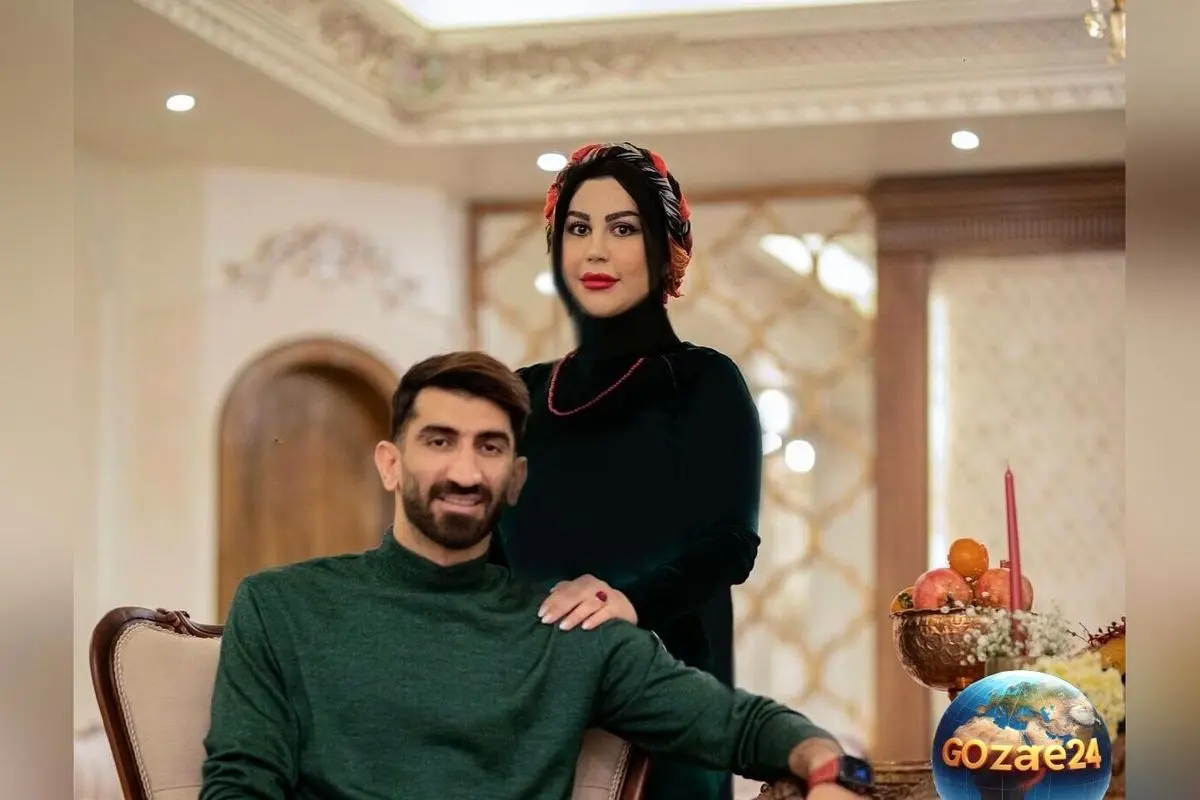 چیدمان لوکس و سلیقه اروپایی میز شب یلدای اکرم بانو در خانه دلباز و شیک علیرضا بیرانوند