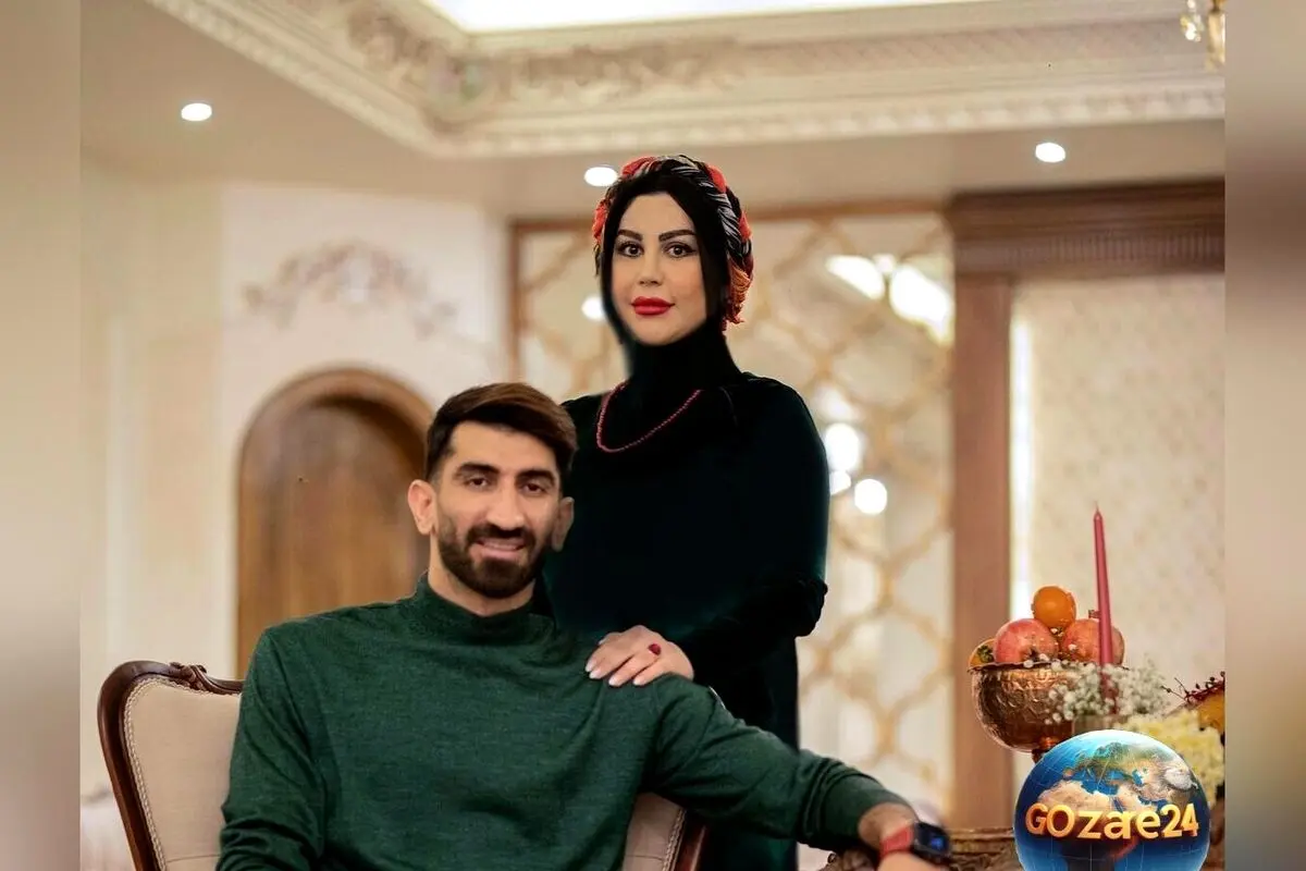 چیدمان لوکس و سلیقه اروپایی میز شب یلدای اکرم بانو در خانه دلباز و شیک علیرضا بیرانوند