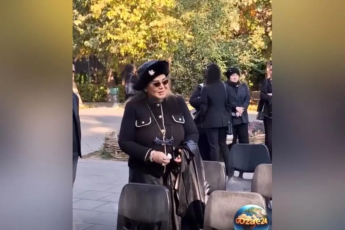 حضور هنرمندان و بازیگران ایرانی در مراسم وداع با هادی مرزبان؛ بهاره رهنما، علی نصیریان و مجید مظفری در کنار خانواده و دوستداران