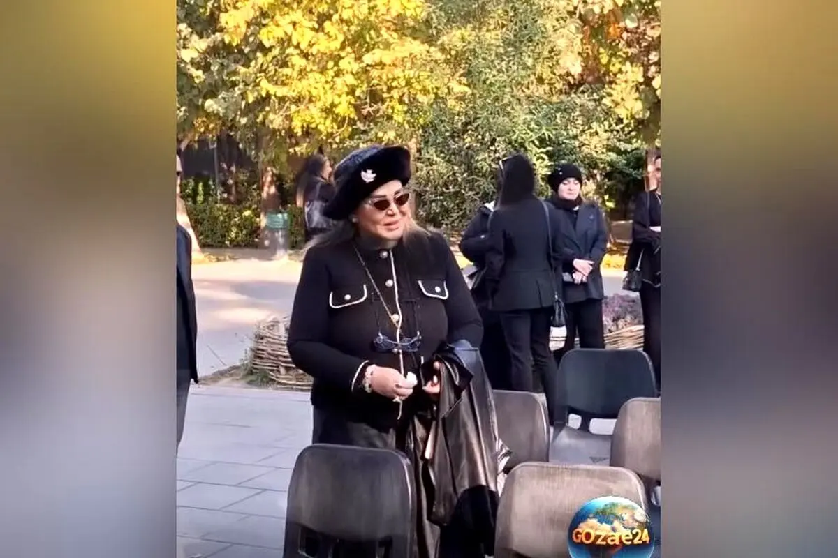 حضور هنرمندان و بازیگران ایرانی در مراسم وداع با هادی مرزبان؛ بهاره رهنما، علی نصیریان و مجید مظفری در کنار خانواده و دوستداران