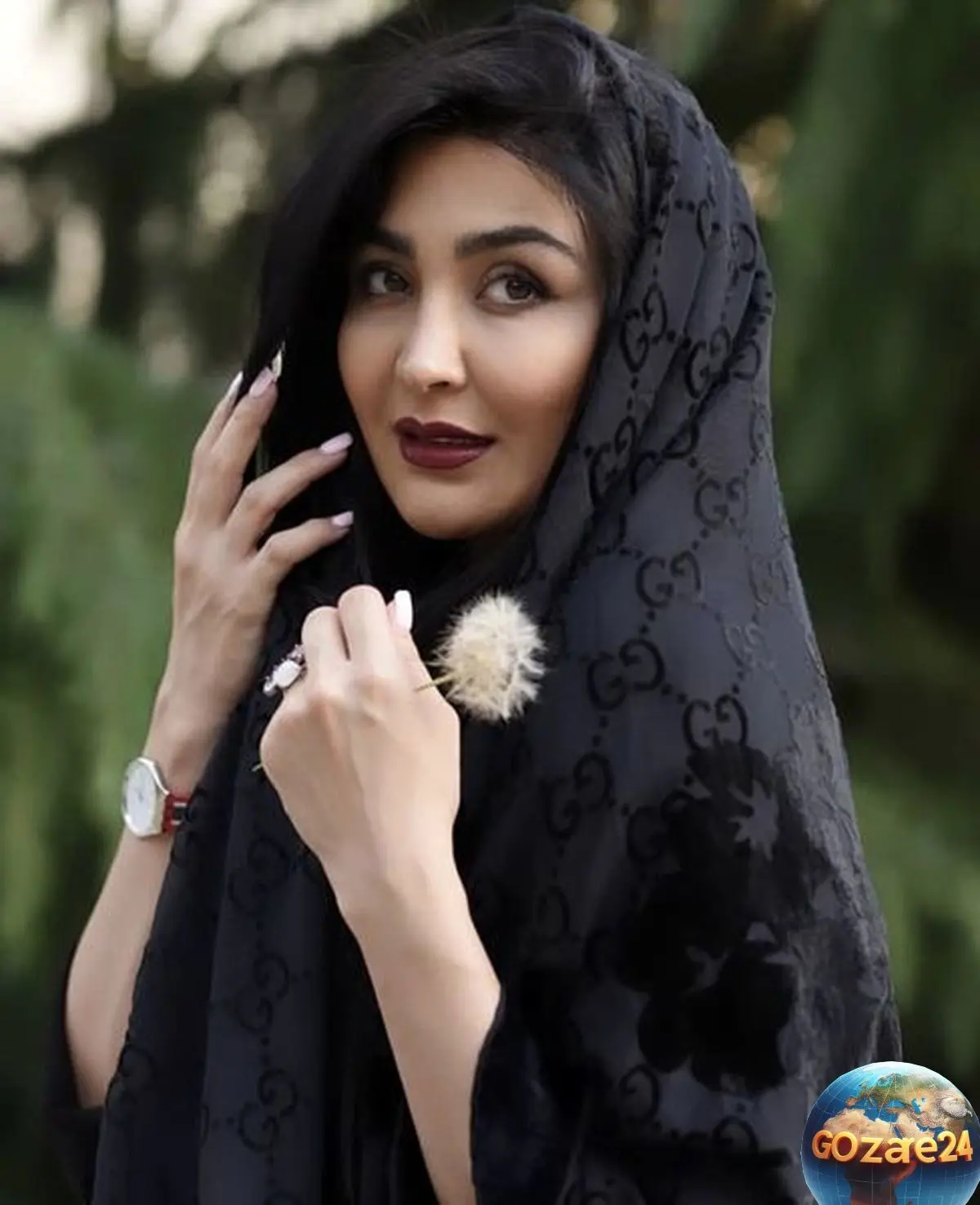 مریم معصومی در استایل ورزشی و مشکی در روزهای گرم تابستان با پیام امید و عشق