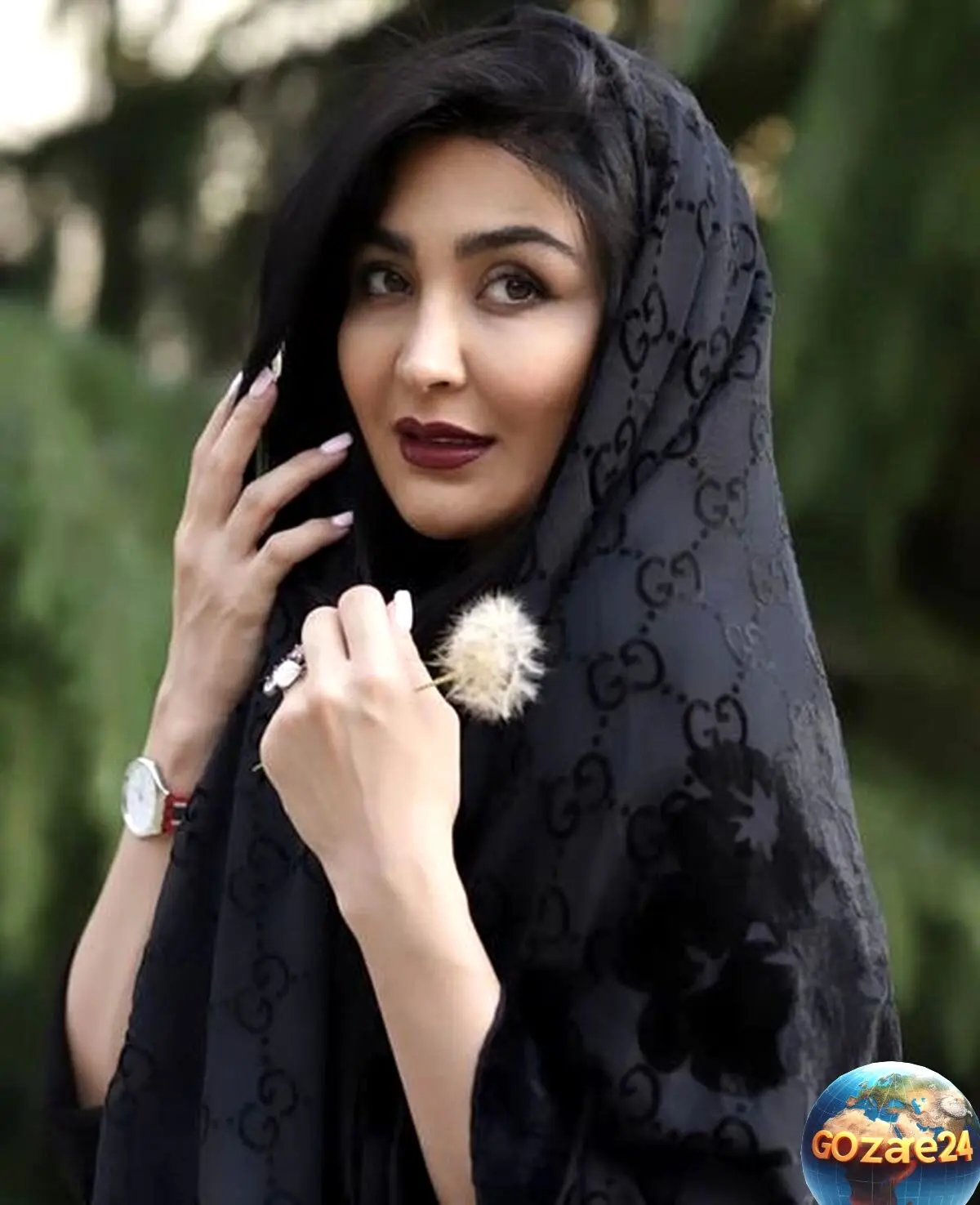 مریم معصومی در استایل ورزشی و مشکی در روزهای گرم تابستان با پیام امید و عشق