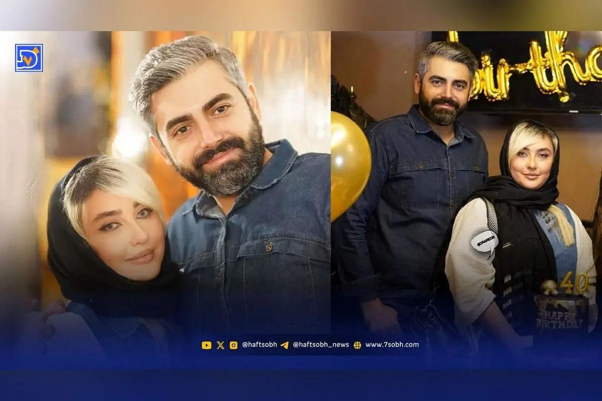 محمدرضا رهبری بازیگر «بچه مهندس» در جشن تولد رمانتیک و ساده در کافه‌ای دنج