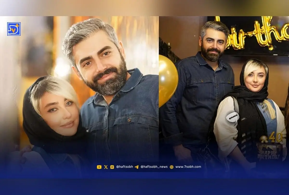 محمدرضا رهبری بازیگر «بچه مهندس» در جشن تولد رمانتیک و ساده در کافه‌ای دنج
