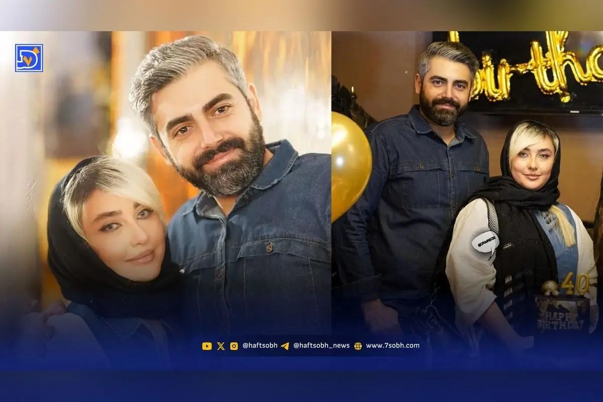 محمدرضا رهبری بازیگر «بچه مهندس» در جشن تولد رمانتیک و ساده در کافه‌ای دنج