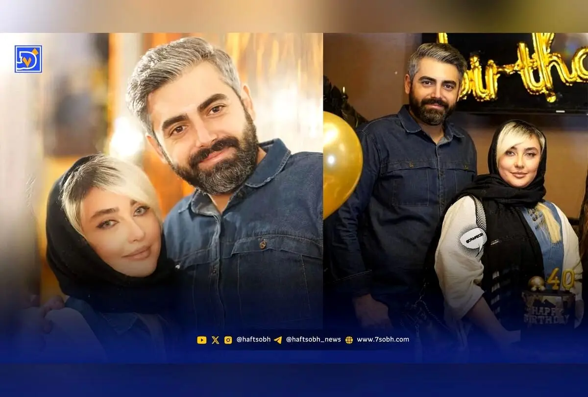 محمدرضا رهبری بازیگر «بچه مهندس» در جشن تولد رمانتیک و ساده در کافه‌ای دنج