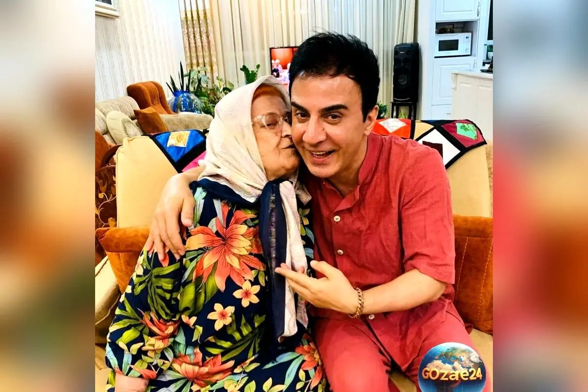 تصاویر جذاب مبلمان رنگارنگ منزل مادر عمو پورنگ، دوست‌داشتنی‌ترین مادر داریوش فرضیایی