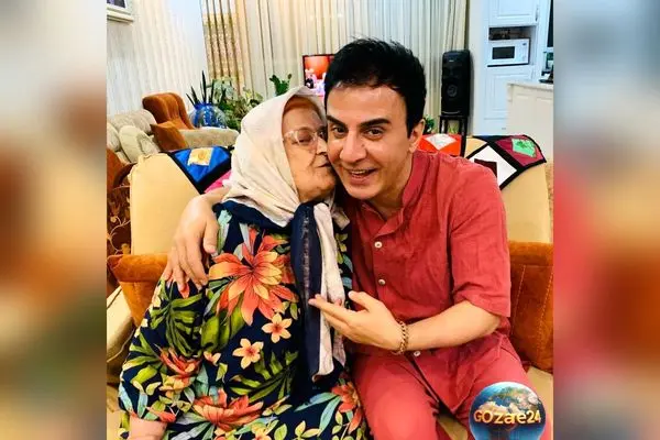 تصاویر جذاب مبلمان رنگارنگ منزل مادر عمو پورنگ، دوست‌داشتنی‌ترین مادر داریوش فرضیایی