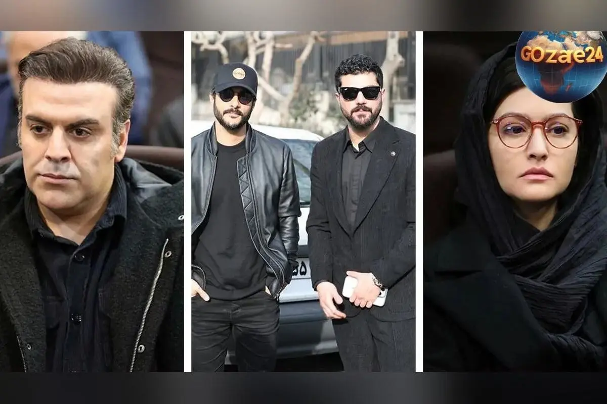 حضور هنرمندان ایرانی در مراسم بزرگداشت ربابه بختیاری با استایل‌های عزاداری و چهره‌هایی پر از غم