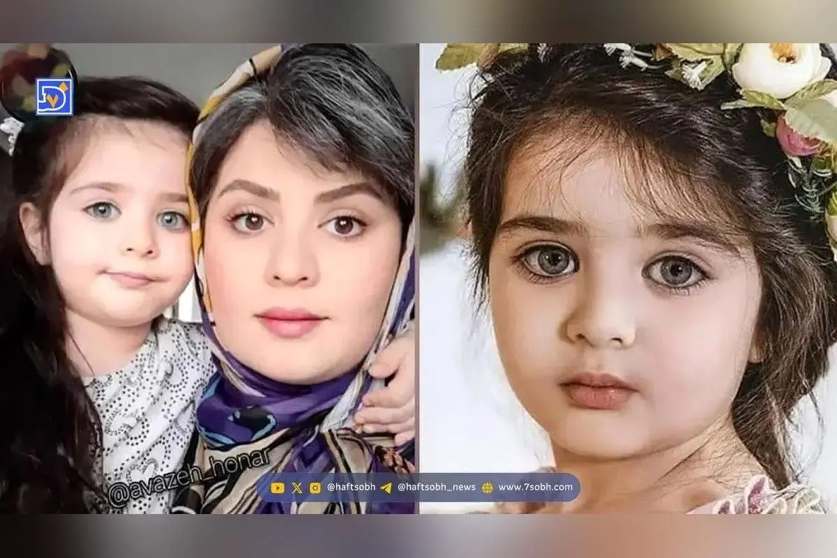 عکس مادر هانا پاک‌نیت، زیباترین دختر ایران و نوه محمود پاک‌نیت در جشن تولد دخترش