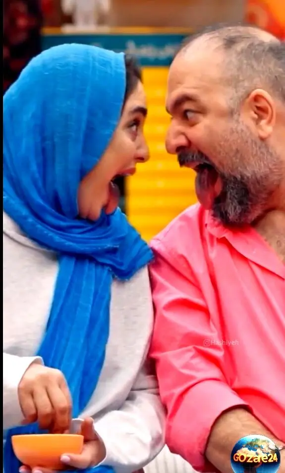 عاشقانه‌های خنده‌دار و جذاب علی اوجی و نرگس محمدی در برنامه «جوکر خانوادگی» + واکنش‌های کاربران