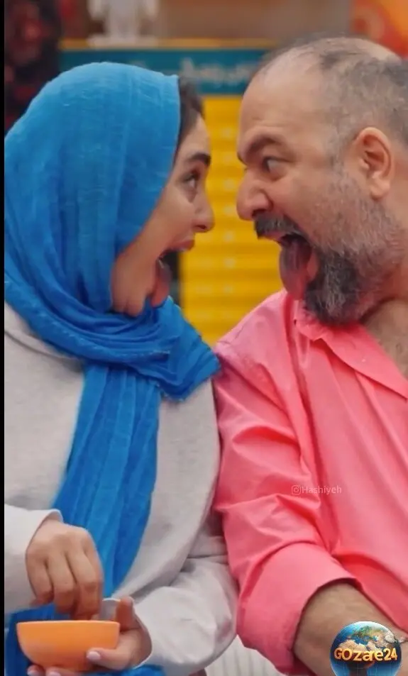 عاشقانه‌های خنده‌دار و جذاب علی اوجی و نرگس محمدی در برنامه «جوکر خانوادگی» + واکنش‌های کاربران
