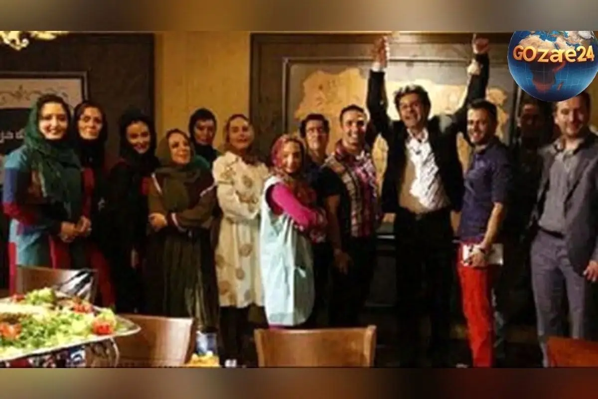 مهمانی مجلل و رنگارنگ بازیگران در فضایی لوکس و دوستانه با غذاهای چرب و چیلی به سبک مایه‌دارهای عربستان