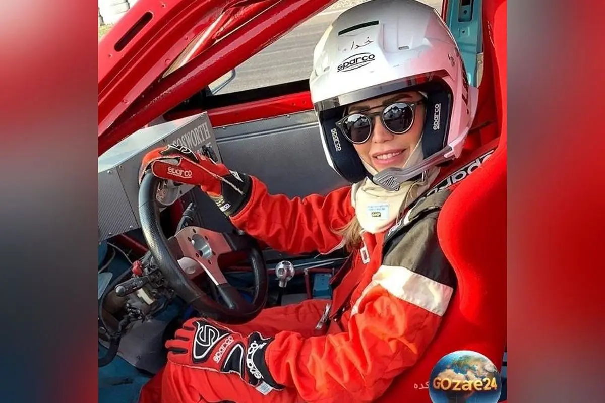 کیک تولد شکلاتی لاله صدیق، اولین زن اتومبیلران ایرانی + عکس جشن موفقیت