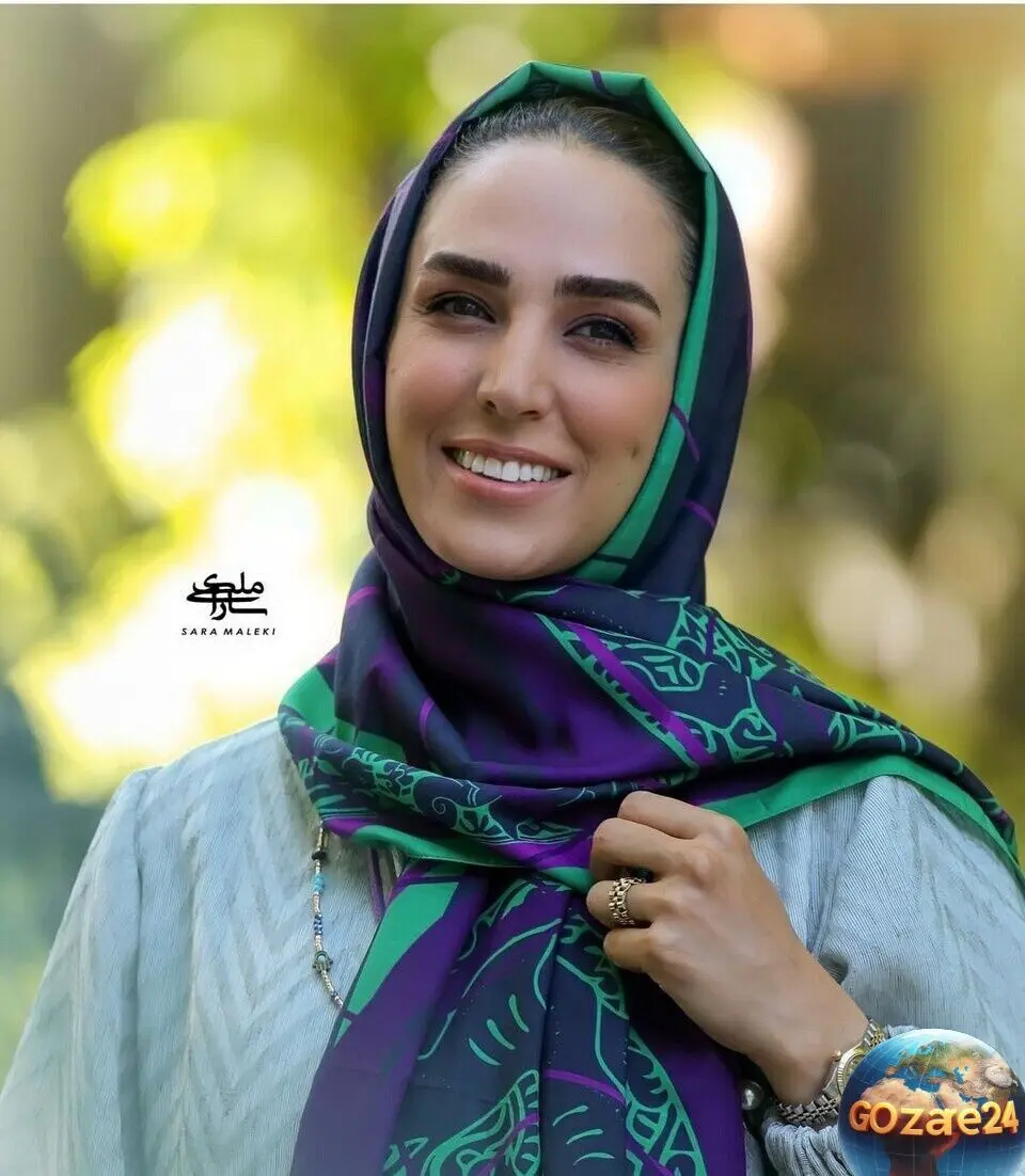 سوگل طهماسبی با مانتوی باحجاب و طرح پروانه‌ای در اولین سالگرد ازدواجش، استایلی متفاوت و شیک