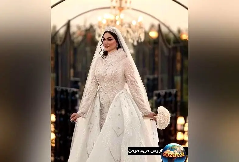تصویرهای بی‌نظیر و لحظات احساسی آماده‌سازی لباس عروس مریم مومن با جزئیات دانتل و گلدوزی‌های لوکس