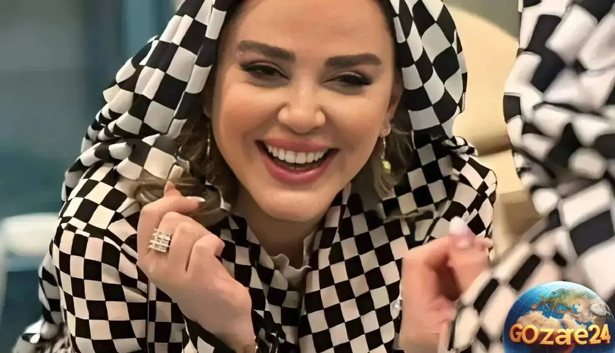 بهاره رهنما در ویلای لاکچری با استایل پلنگی همیشگی در تاب بازی
