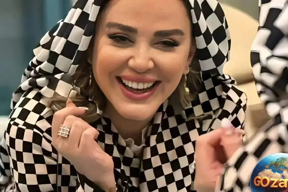 بهاره رهنما در ویلای لاکچری با استایل پلنگی همیشگی در تاب بازی