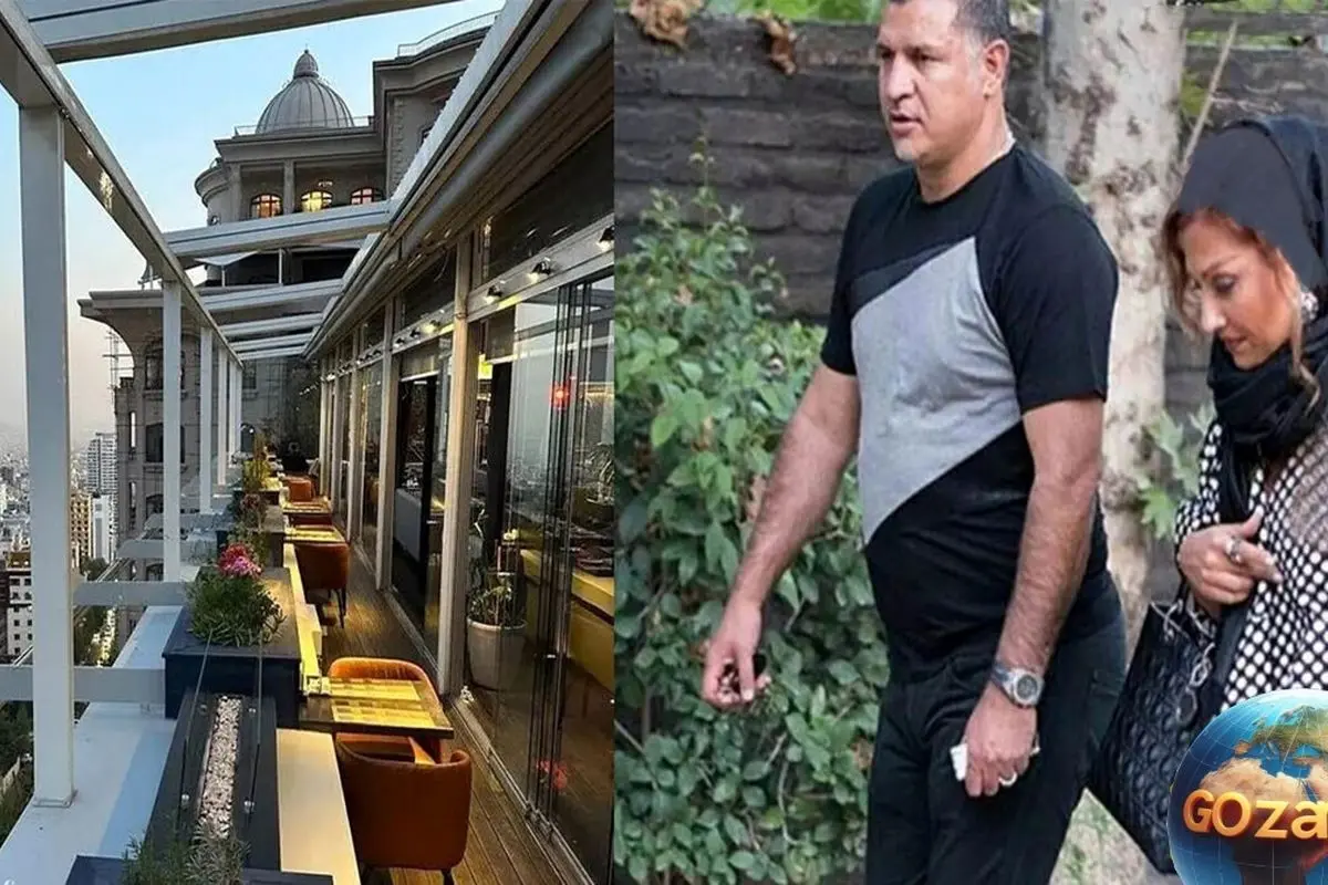 علی دایی با هنرمندان در رستورانش: لحظهای صمیمی و دوستانه با نیوشا ضیغمی، علی زندوکیلی و گلوریا هاردی