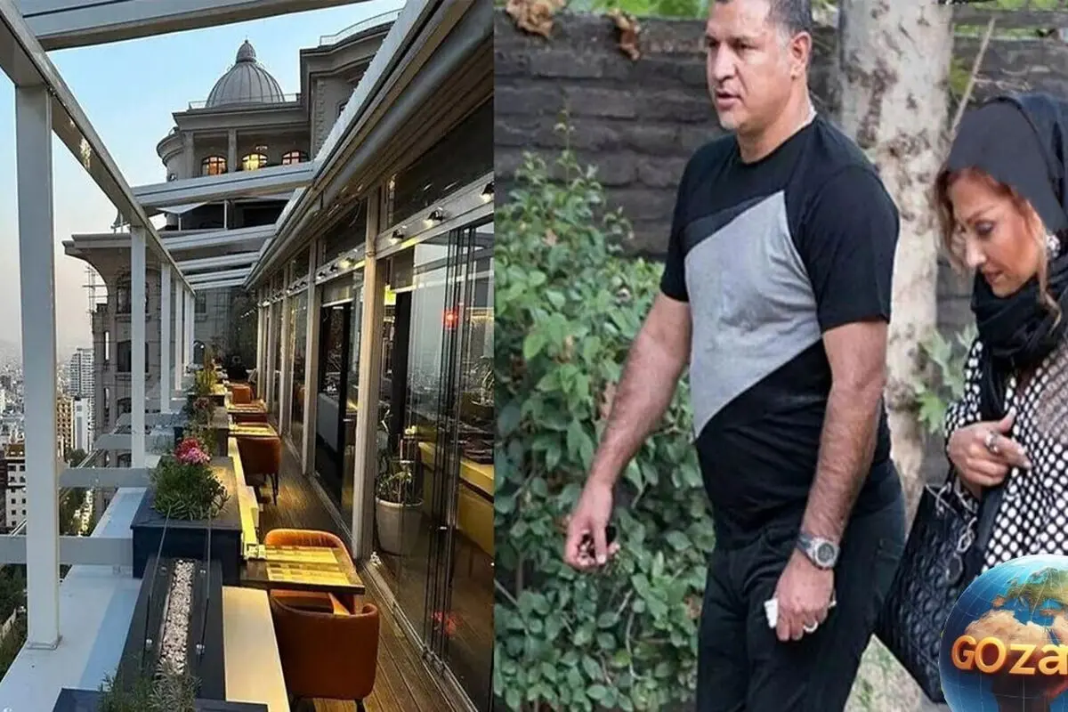 علی دایی با هنرمندان در رستورانش: لحظه‌ای صمیمی و دوستانه با نیوشا ضیغمی، علی زندوکیلی و گلوریا هاردی