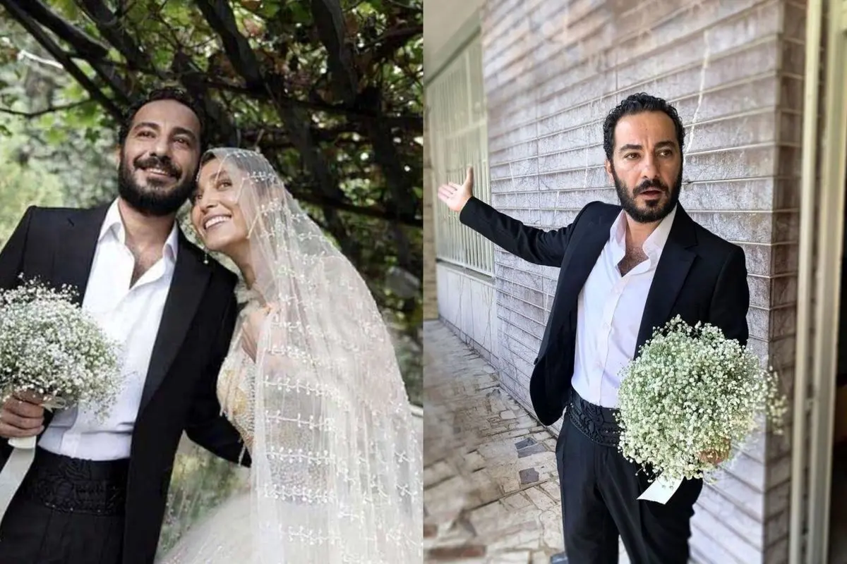 نگاهی به حلقه ازدواج نازک و زیبا فرشته حسینی، بازیگر افغان همسر نوید محمدزاده