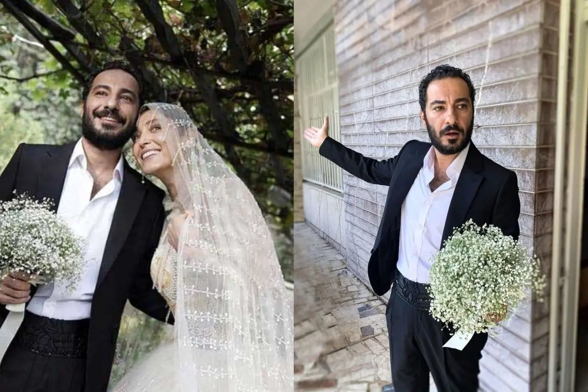 نگاهی به حلقه ازدواج نازک و زیبا فرشته حسینی، بازیگر افغان همسر نوید محمدزاده