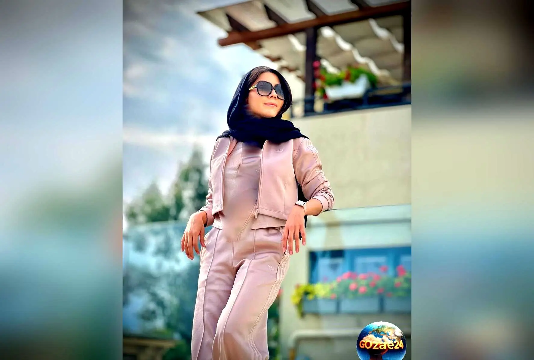 تصاویر و بررسی چیدمان مجلل و طبیعی بالکن آزاده زارعی با طراحی مدرن و دل‌نشین