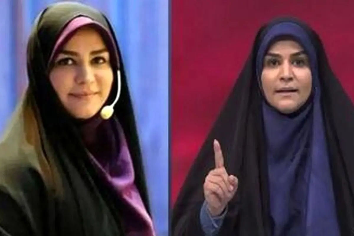 عکس دیدنی خبرنگار آمریکایی در آغوش مجری شیرزن صدا و سیما سحر امامی در کنار ساختمان شیشهای