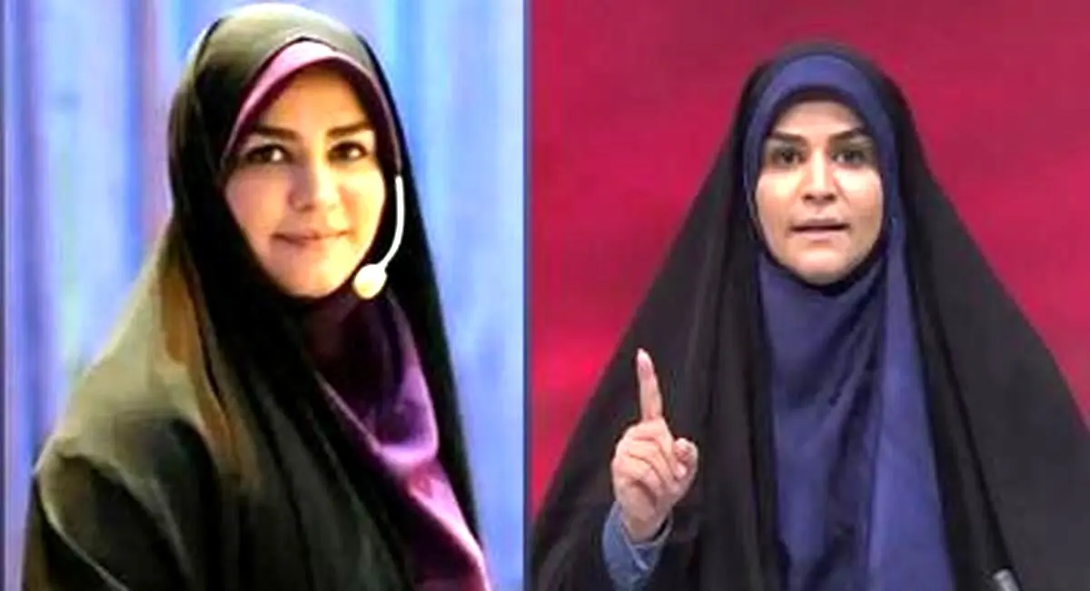 عکس دیدنی خبرنگار آمریکایی در آغوش مجری شیرزن صدا و سیما سحر امامی در کنار ساختمان شیشه‌ای