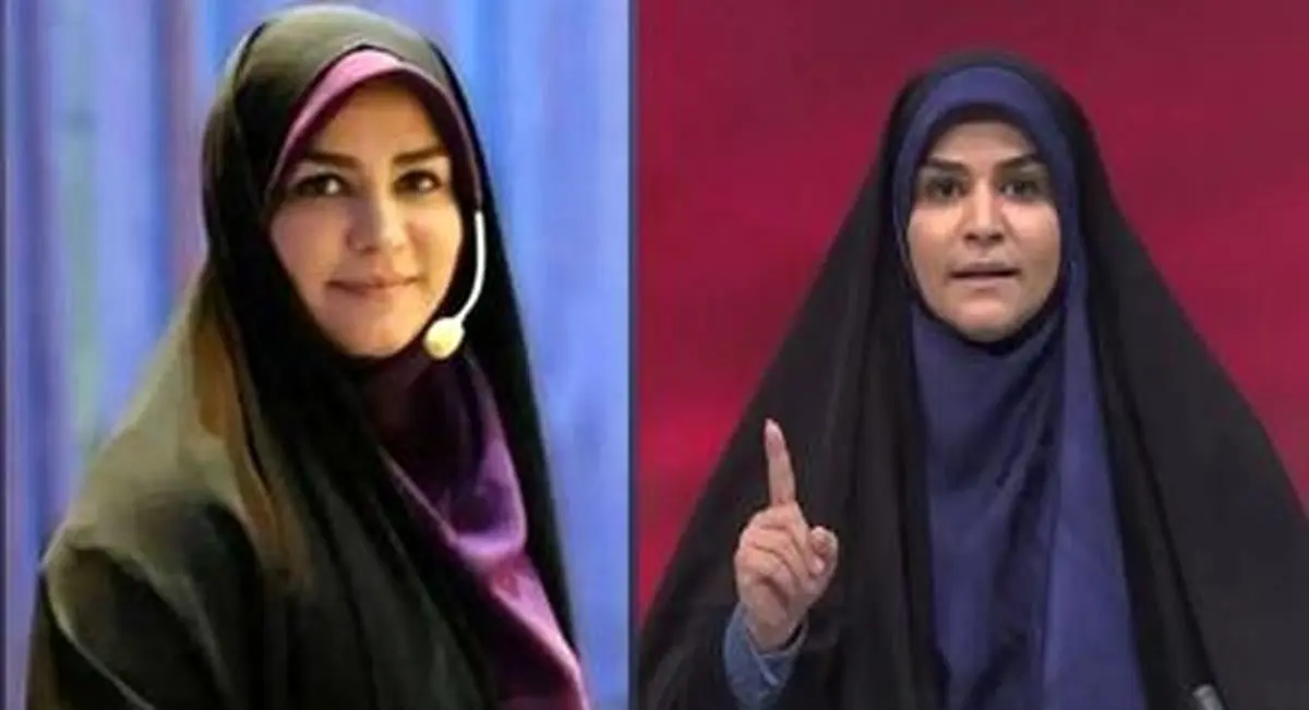 عکس دیدنی خبرنگار آمریکایی در آغوش مجری شیرزن صدا و سیما سحر امامی در کنار ساختمان شیشه‌ای