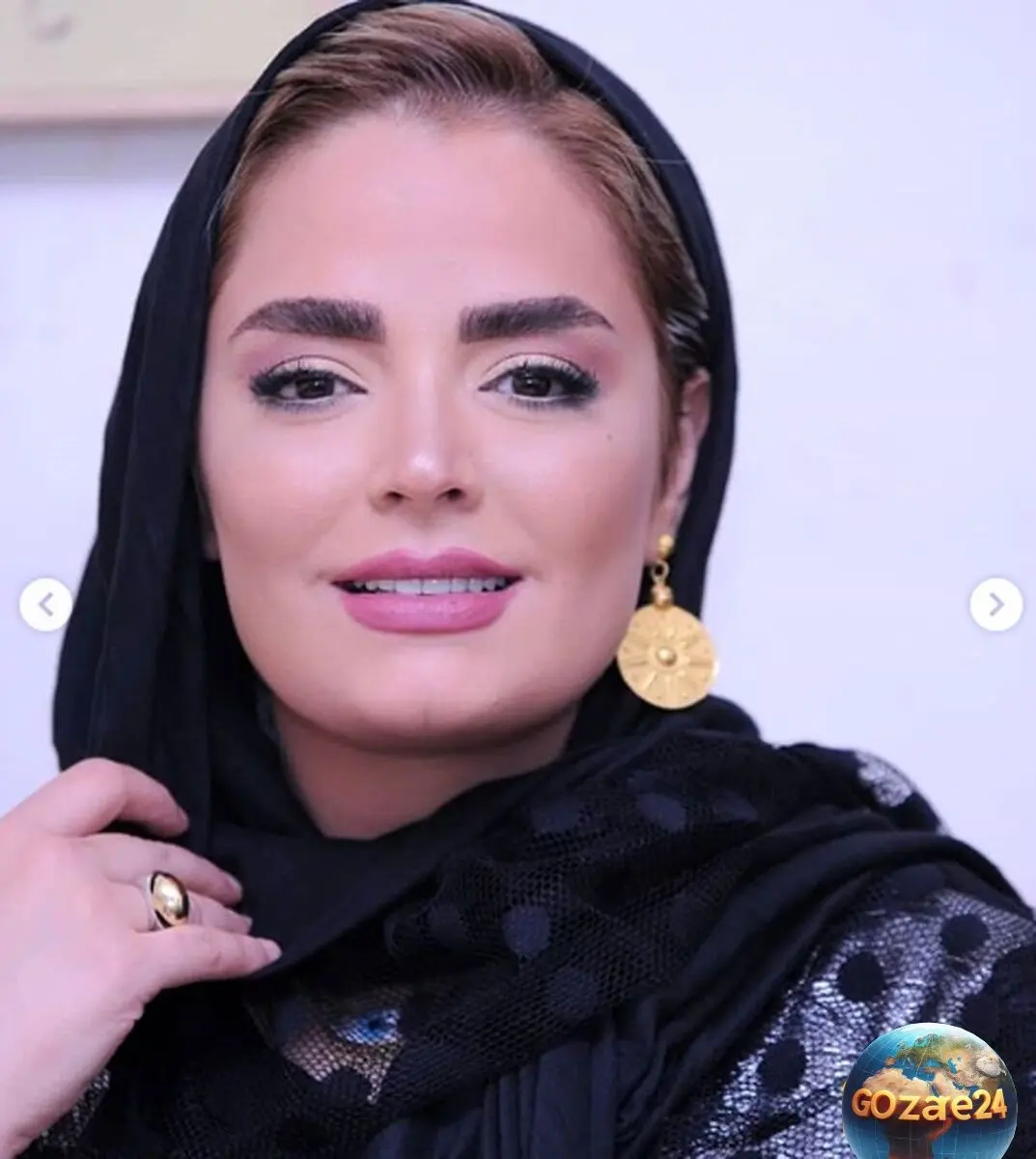 تصویر جدید و متفاوت سپیده خداوردی با استایل مشکی و محجبه سوژه کاربران شد!