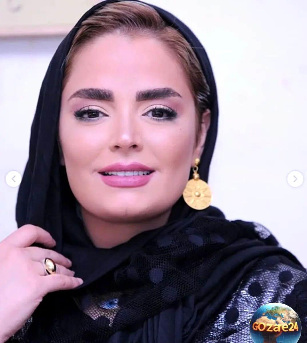 تصویر جدید و متفاوت سپیده خداوردی با استایل مشکی و محجبه سوژه کاربران شد!