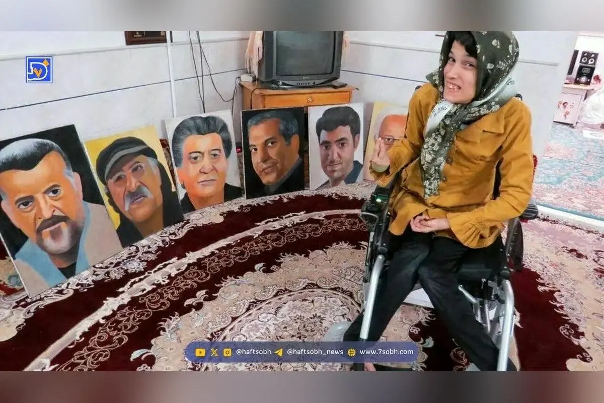 بیوگرافی فاطمه حمامی، هنرمند با ۸۵ درصد معلولیت که جهان را با پاهایش در نقاشی شگفت‌زده کرد