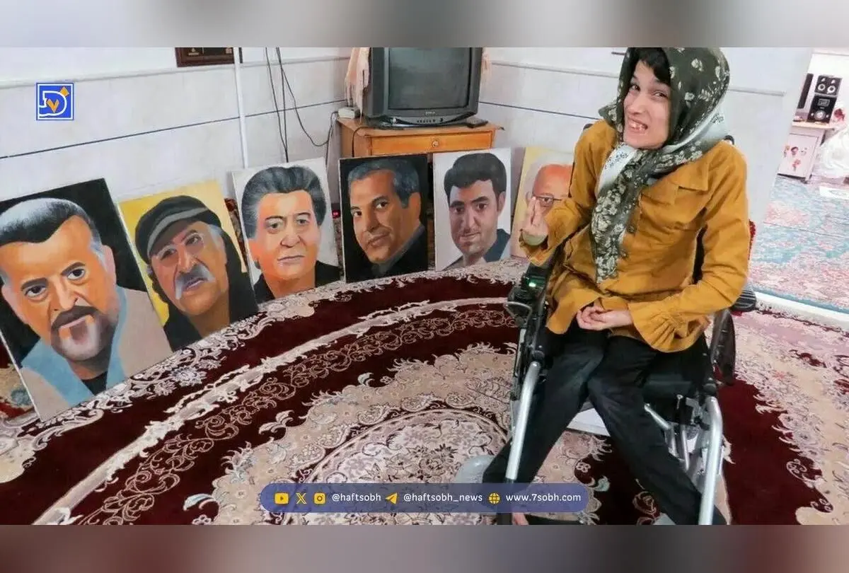 بیوگرافی فاطمه حمامی، هنرمند با ۸۵ درصد معلولیت که جهان را با پاهایش در نقاشی شگفت‌زده کرد