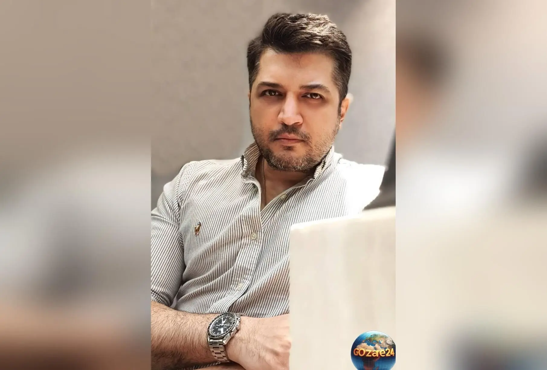 پندار اکبری در پشت صحنه «گاندو»: عکس کوتاه کردن موهای مجید نوروزی و نقش‌آفرینی در سریال جنجالی