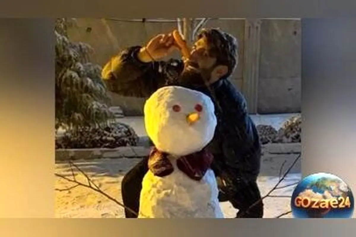 ویدئو جذاب برف بازی و ساخت آدم‌برفی بازیکنان تراکتور در تبریز با حضور بیرانوند | لحظاتی خنده‌دار و دیدنی