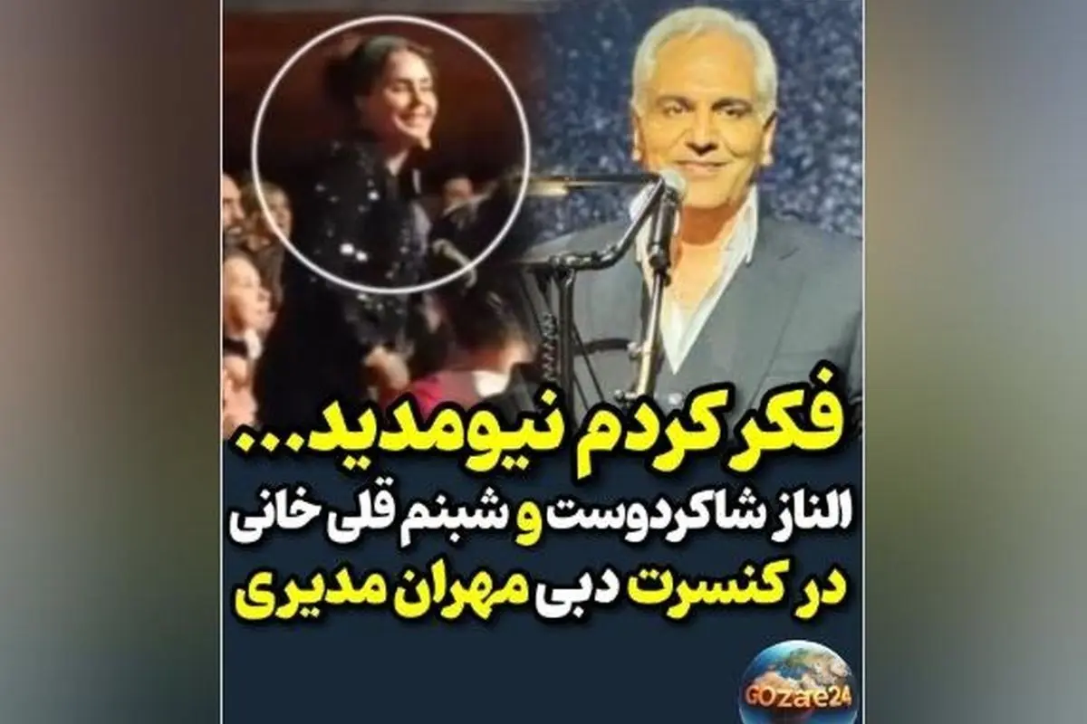 حضور پرشور بازیگران و هنرمندان ایرانی در کنسرت مهران مدیری در دبی + ویدیو و تصاویر