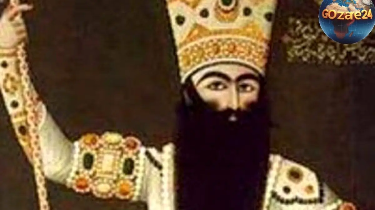 نقاشی نادر و دیده‌نشده از چهره فتحعلی‌شاه قاجار اثر هنرمند روسی اورلوفسکی