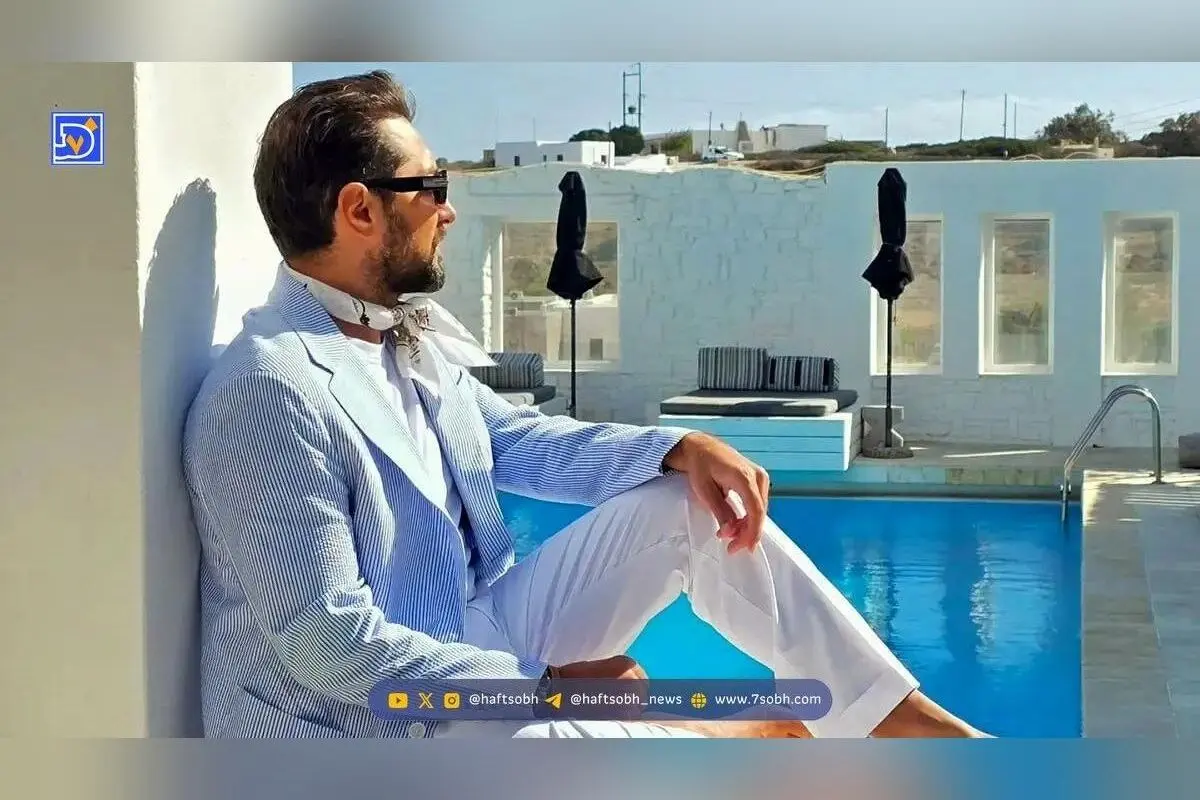عکس جدید بهرام رادان و خانواده‌اش در ساحل زیبای یونان | لحظاتی خاص و دیدنی در سفر ستاره سینما