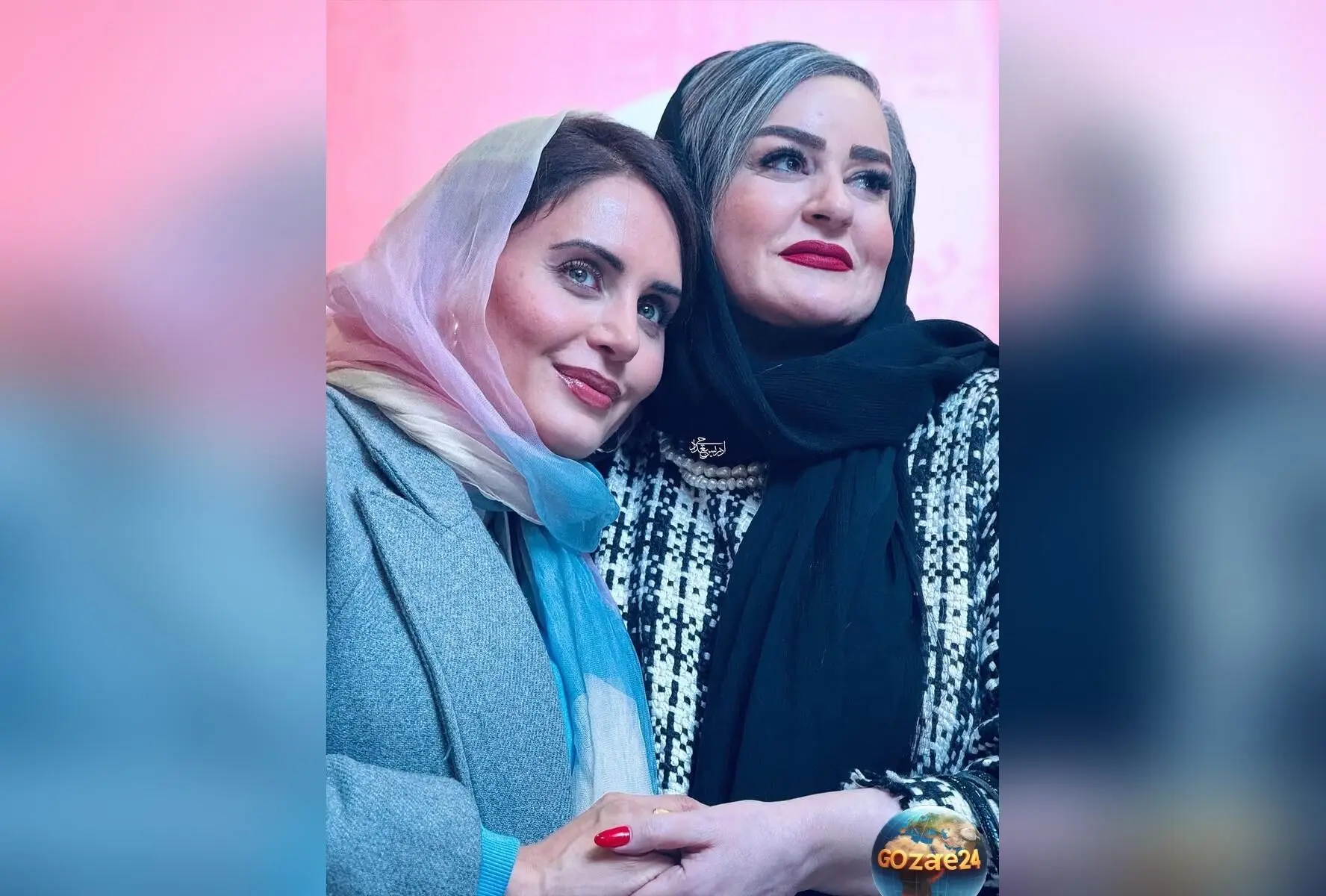 طنازی الناز شاکردوست و نعیمه نظام‌دوست در اکران فیلم «کج پیله» و استایل‌های خاص آن‌ها