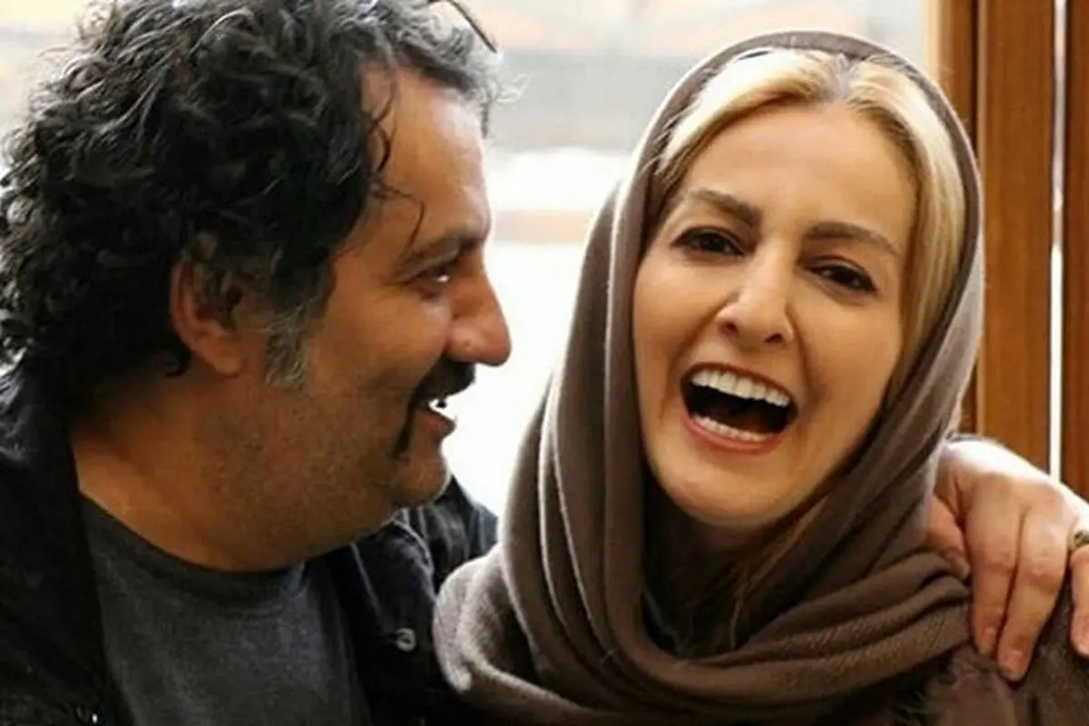 عکس قدیمی مهراب قاسم‌خانی و همسر سابقش در پشت‌صحنه سریال ساختمان پزشکان رونمایی شد