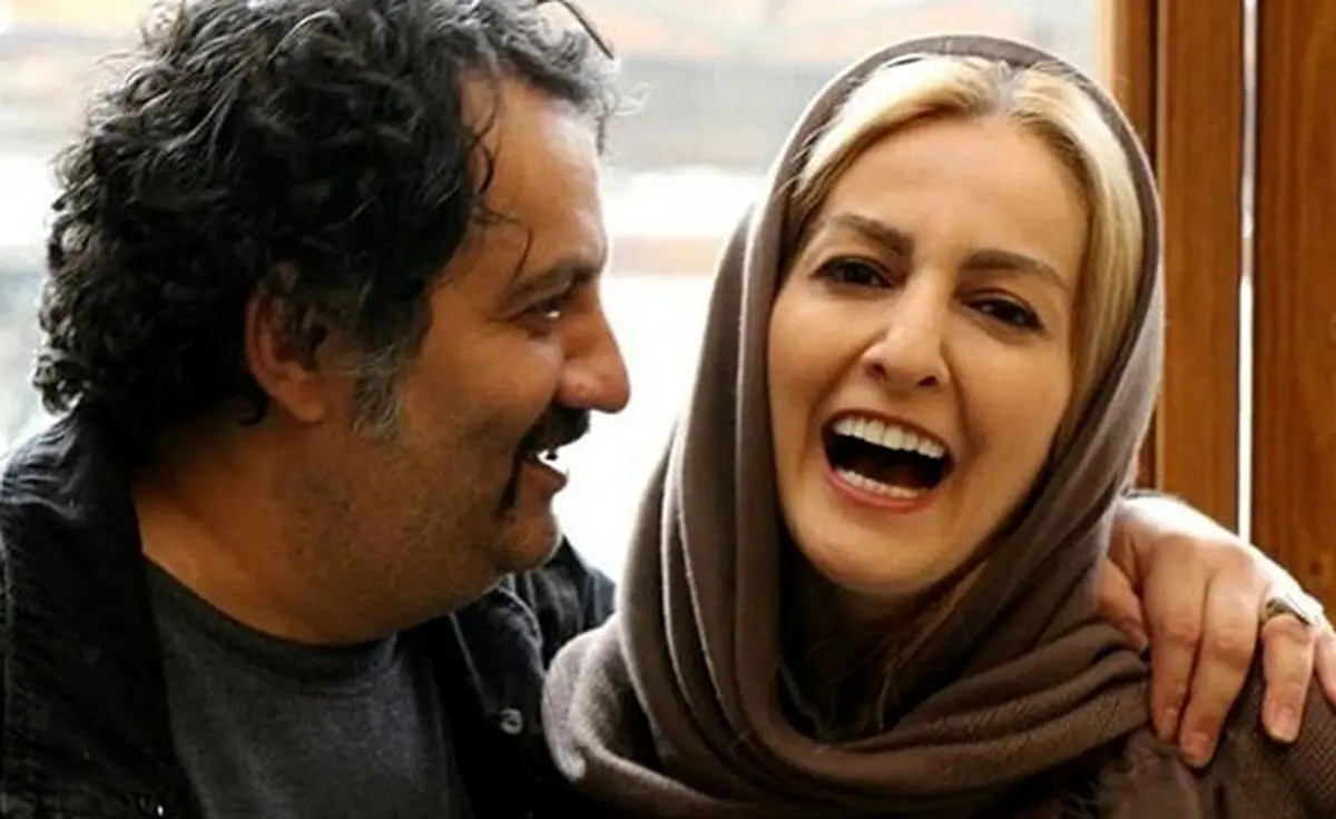 عکس قدیمی مهراب قاسم‌خانی و همسر سابقش در پشت‌صحنه سریال ساختمان پزشکان رونمایی شد