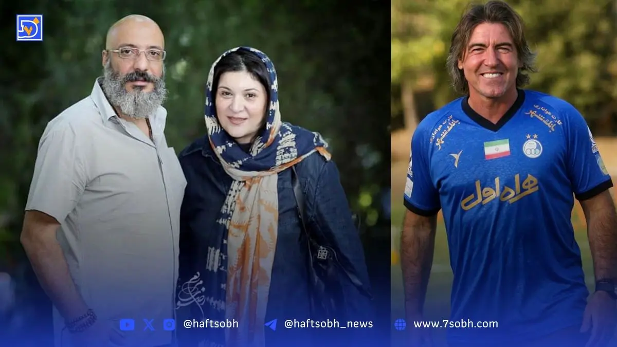 عکس دیده نشده امیر جعفری، ریما رامین‌فر و آیین در کنار ساپینتو قبل از سفر تیم استقلال به ترکیه
