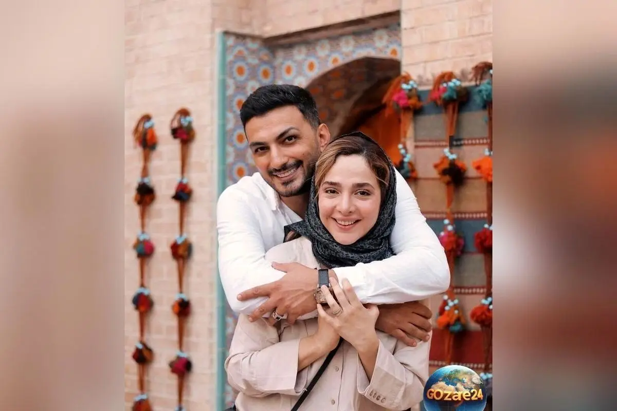 المیرا دهقانی و همسرش در کنار هم؛ سلفی بامزه و دیدنی بازیگر مشهور و شباهت کم آنها+ عکس