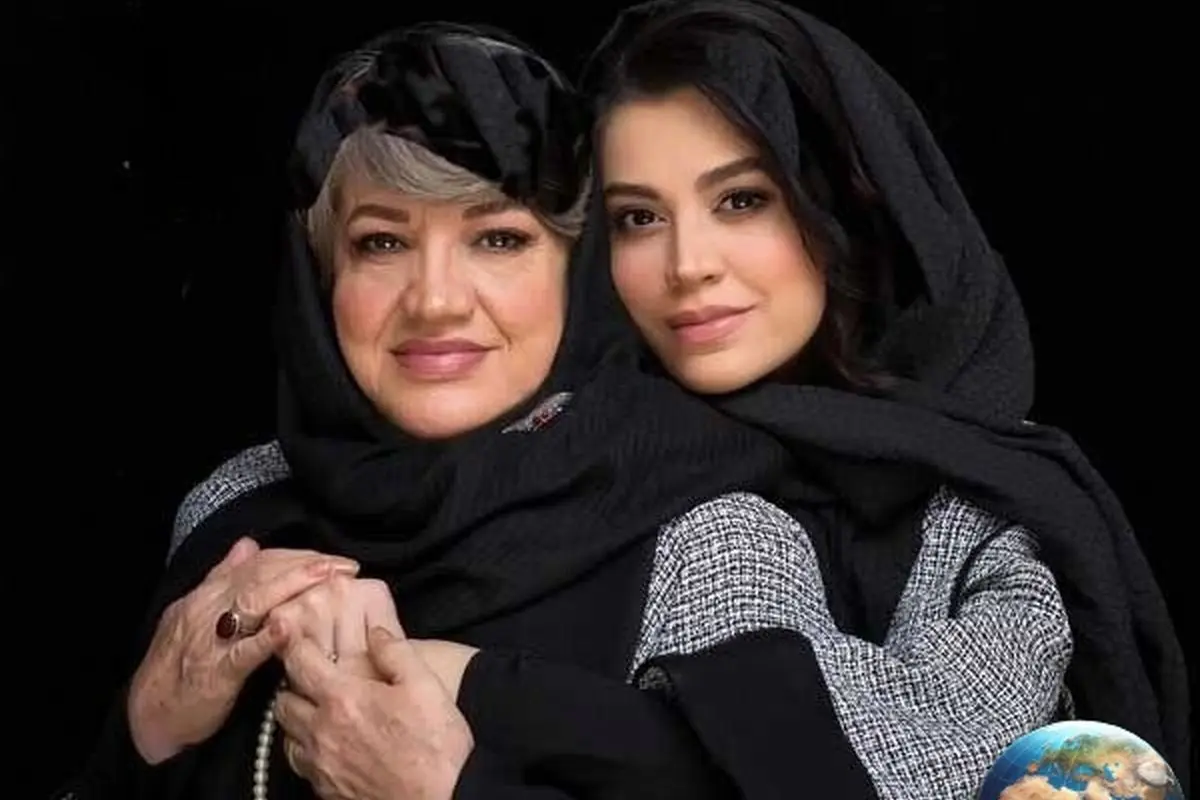 جشن تولد مجلل ناهید مسلمی مادر شیدا خلیق با کیک زرد رنگ و تزئینات خاص در تهران
