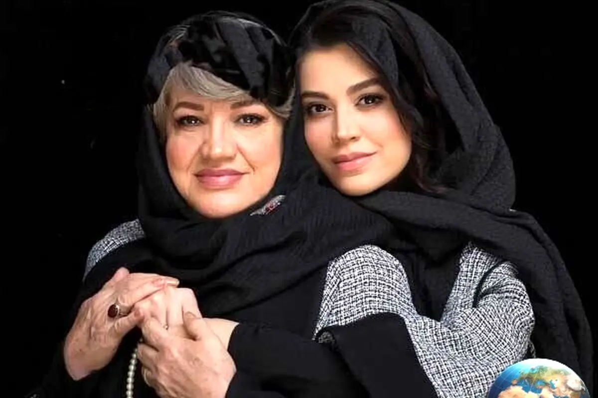 جشن تولد مجلل ناهید مسلمی مادر شیدا خلیق با کیک زرد رنگ و تزئینات خاص در تهران