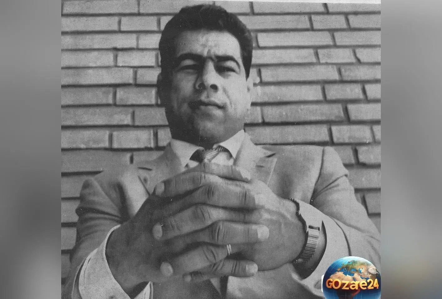 عکس یادگاری غلامرضا تختی در بین‌الحرمین و دست‌نوشته‌های سفر اربعین جهان‌پهلوان را ببینید